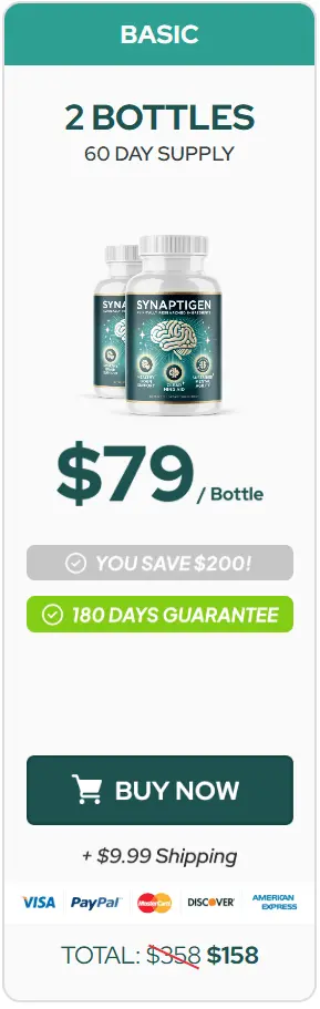 Synaptigen price of 2 bottles